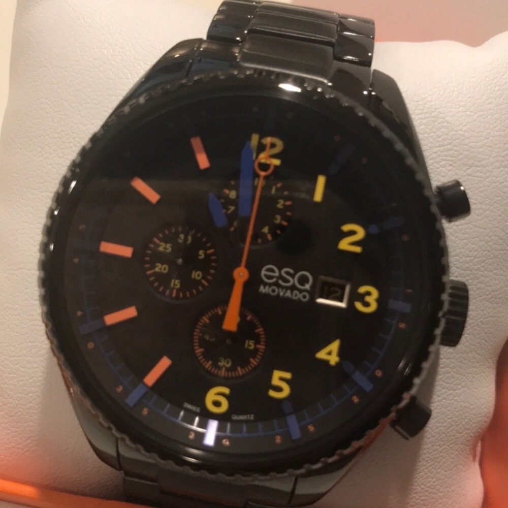 MOVADO ESQ MENS WATCH.  NWT